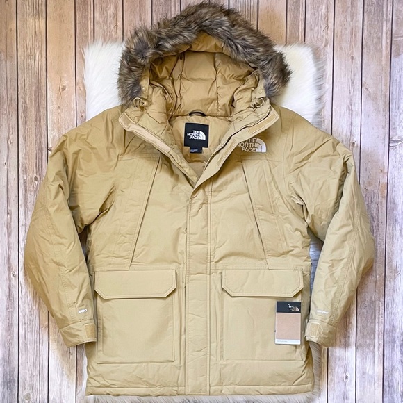 The North Face Men’s McMurdo Waterproof Parka In Antelope Tan - Picture 1 of 10